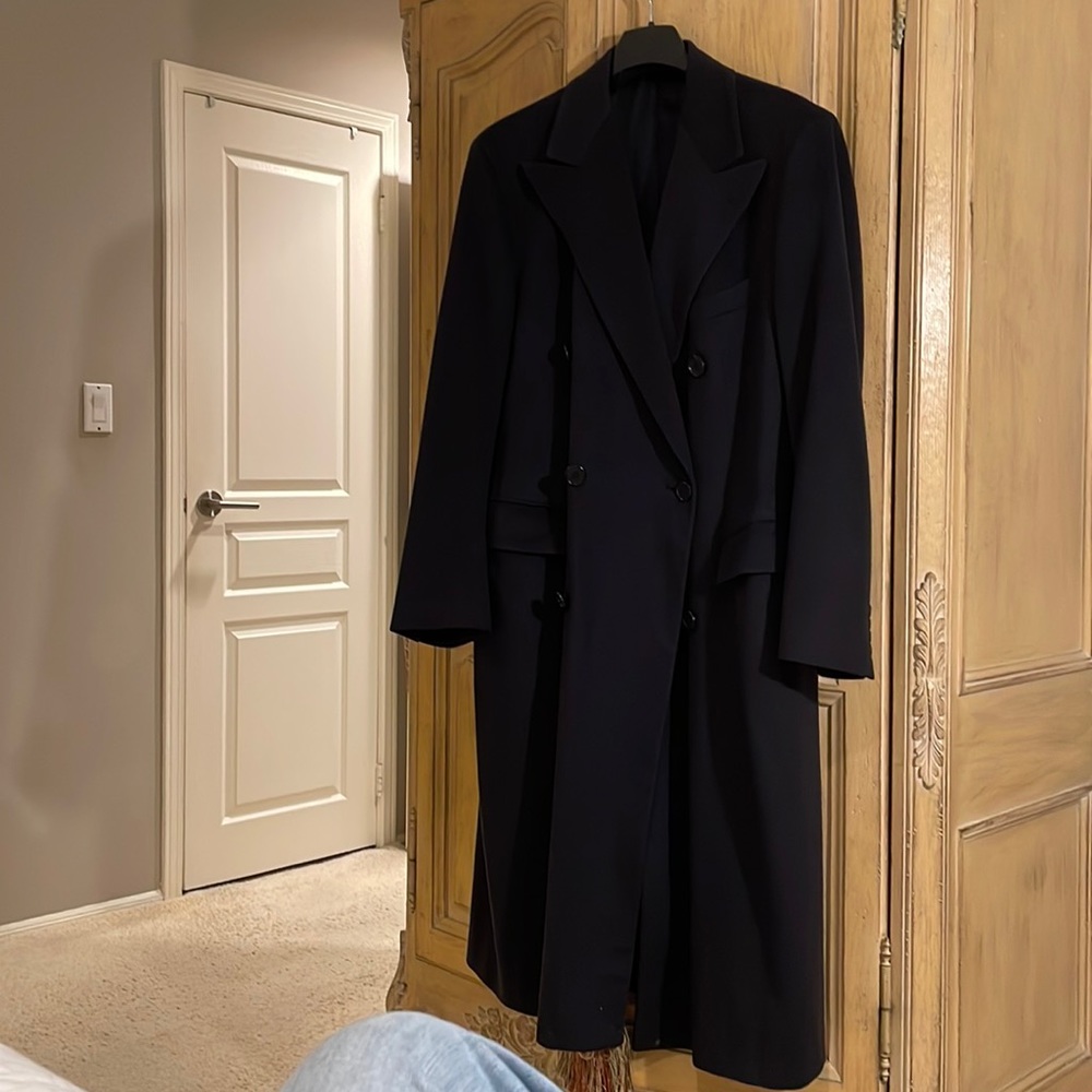 Saks cashmere over coat. Vintage. Long.